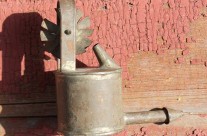 Patent 1861 Tin Teapot Steam Whistle