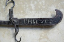 1870 Signed Philadelphia Iron Balance Scale