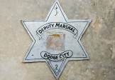 Dodge City, KS Deputy Marshall Badge Car Sign
