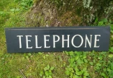 1910s TELEPHONE SIGN